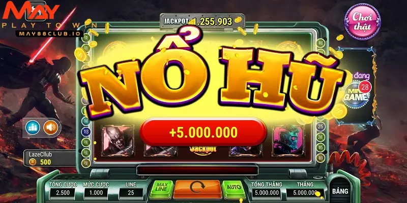 Tỷ lệ RTP game nổ hũ tại May88 cực kỳ cao